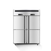 三睿四门冰柜六门不锈钢冷藏柜商用冷冻柜双温厨房冷柜节能商用