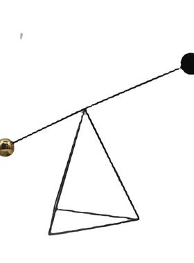 现代简约平衡艺术品摆设酒店售楼处玄关样版房客厅软装饰品摆件