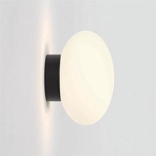 极简白色玻璃壁灯卧室房间阳台玄关衣帽间书房蘑菇暖光柔光灯具