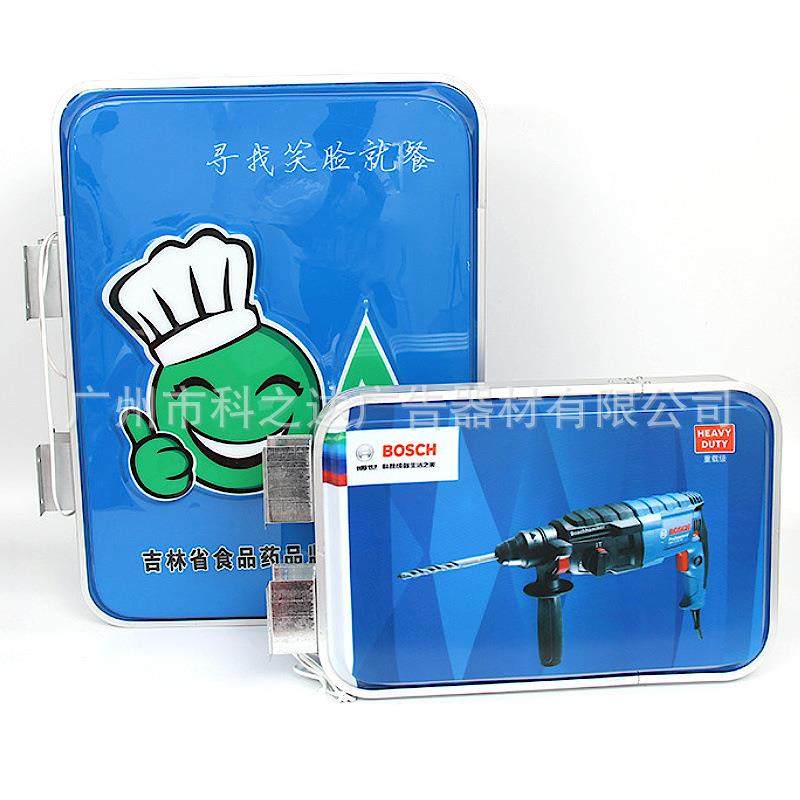 LED双面发光亚克力灯箱圆形方形侧挂吸塑灯箱户外广告门头招牌,商业/办公家具,灯箱,淘宝优惠券,粉丝福利购,淘宝优惠卷