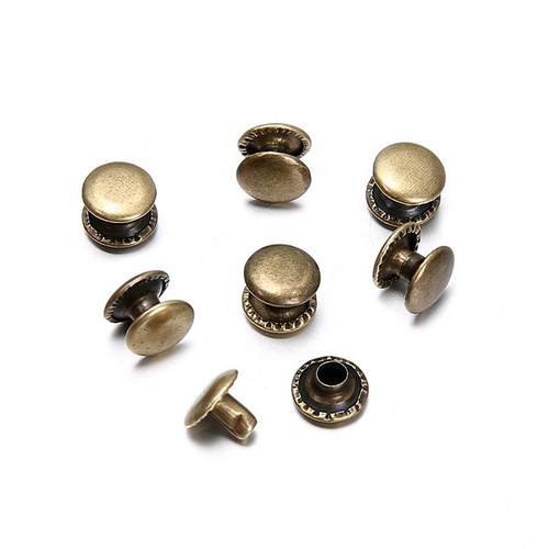 厂家直销金属优质单双面铆钉子母撞钉帽钉多种规格量大从优