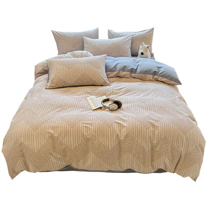 棉纯棉加厚BENZI-磨毛被套单件单1.25米被罩150x全00单买被单三四