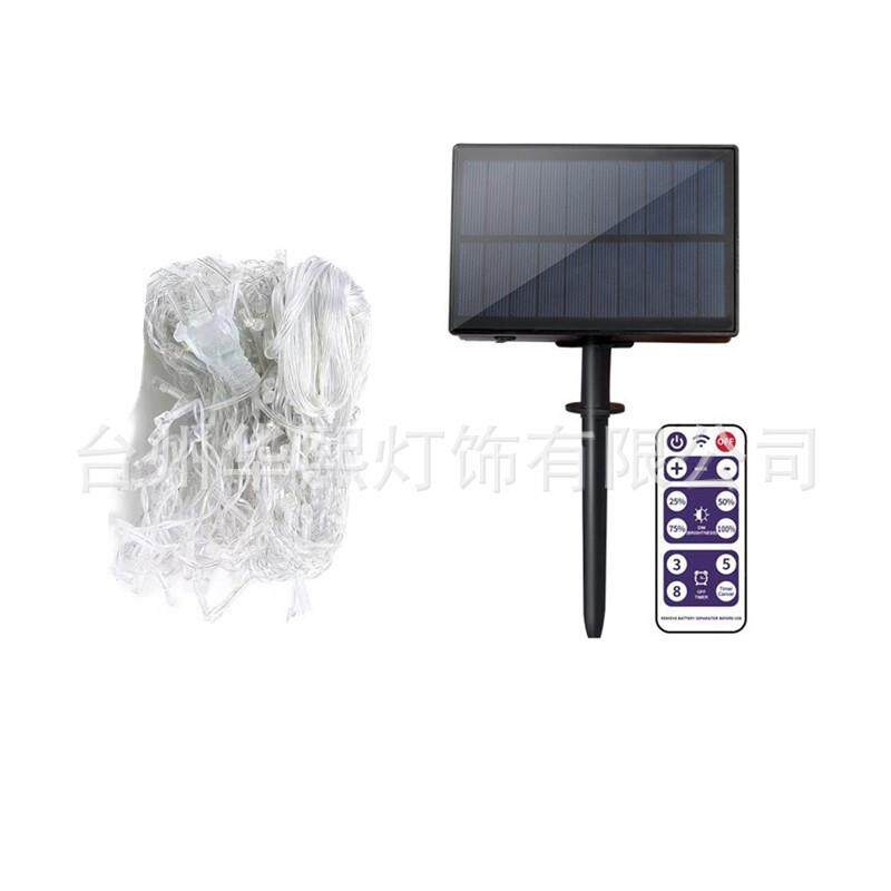 led太阳能冰条灯满天星瀑布灯圣诞树彩灯窗帘灯串户外庭院装饰灯