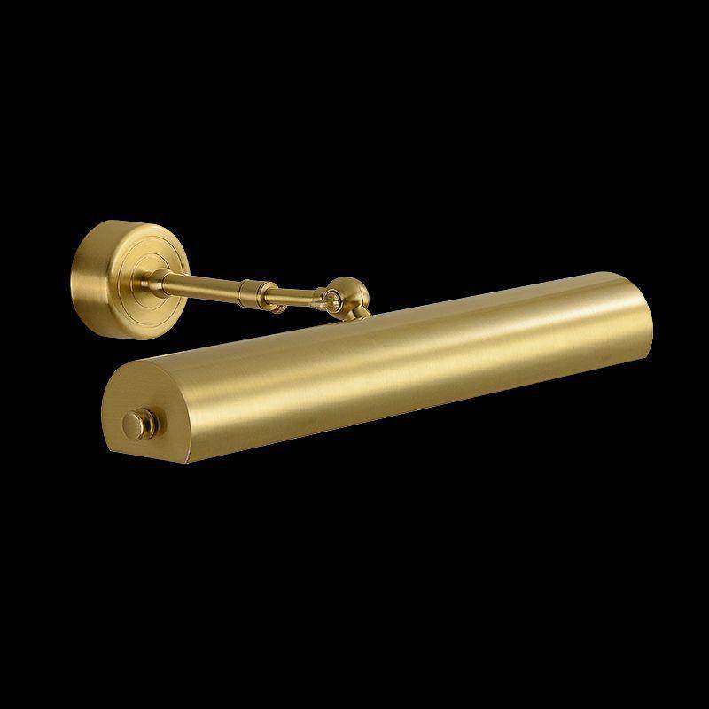 全铜照画灯油画打画灯书墙柜书架补光复古充电款免布线装饰画壁灯