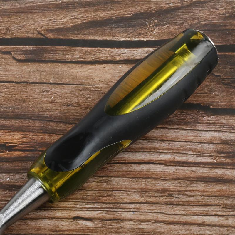 精钢穿心柄平凿刀木工工具套装凿子扁铲刀7支装套装铬钒钢塑料柄