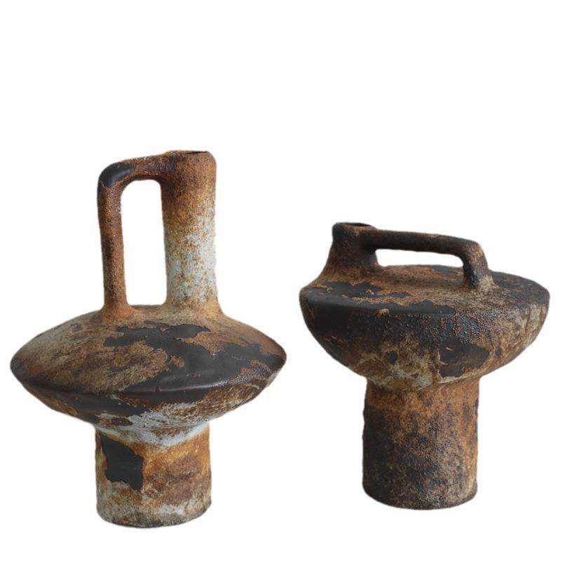 景德镇陶瓷花瓶复古怀旧手工酒店民宿诧寂风插花禅意摆件粗陶罐子,橡塑材料及制品,工业陶瓷,淘宝优惠券,粉丝福利购,淘宝优惠卷