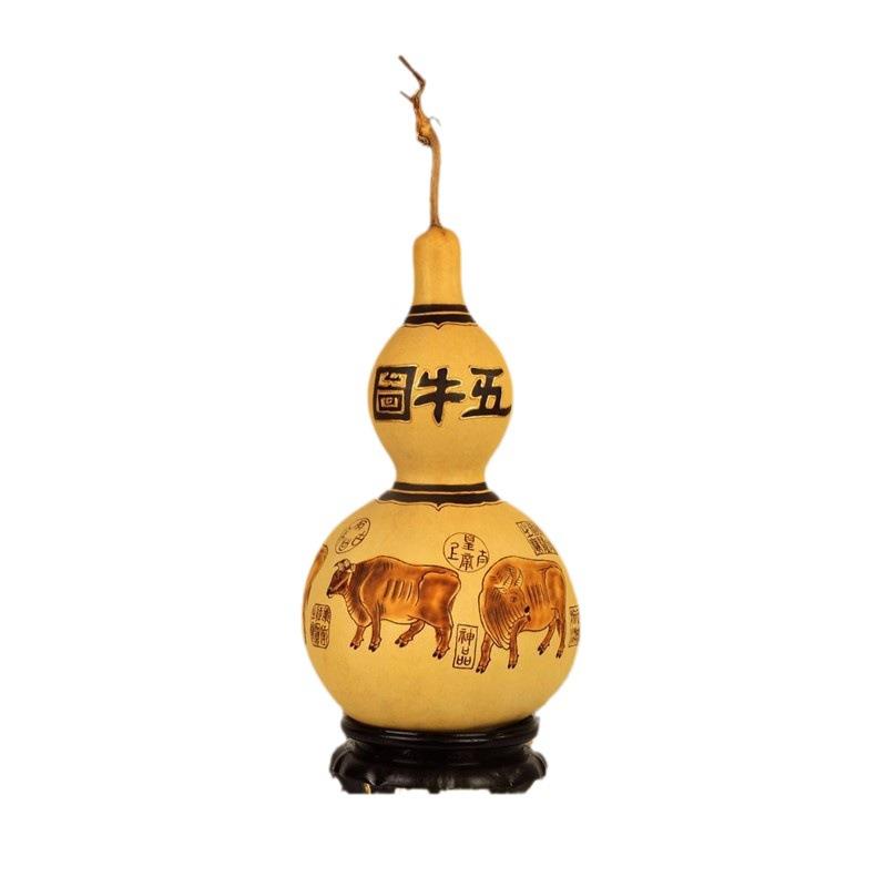 厂家工艺大葫芦手工烙画雕刻地摊庙会货源店铺客厅玄关摆放福