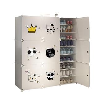 鞋子收纳盒透明鞋盒抽屉式收纳20个装侧开简易门口省空间鞋柜