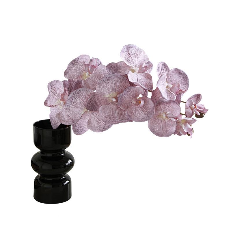 真花蝴兰仿真婚真假花卉庆花束家LTC居手感保湿蝶级感