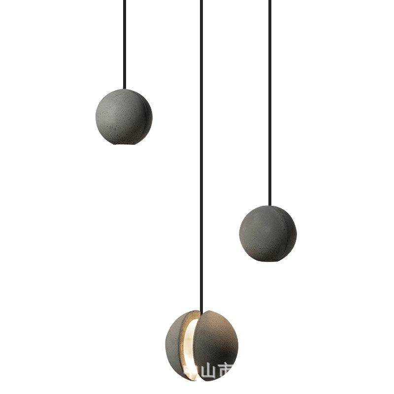 北欧后现代简约水泥小吊灯网红设计师个性橱窗样板房吧台星球灯具,家装灯饰光源,智能吊灯,淘宝优惠券,粉丝福利购,淘宝优惠卷