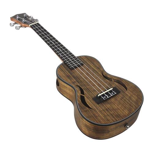 胡桃木23寸尤克里里ukulele26寸乌克丽丽初学入门四弦小吉他乐器