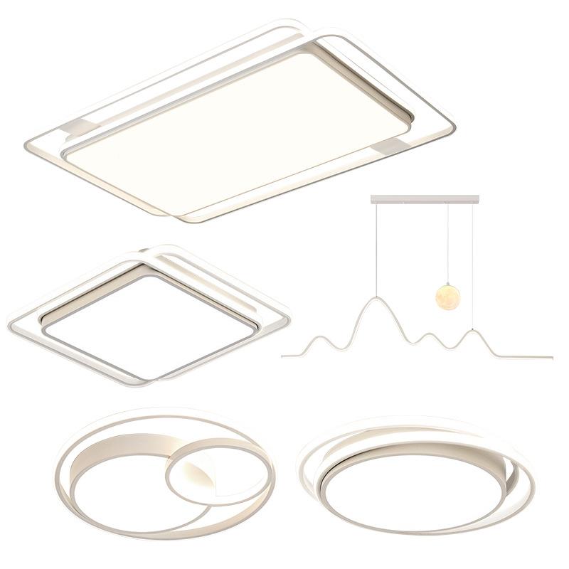 399客屋厅灯广东中山灯具现代约大气全套组简合吸餐顶灯吊灯客厅