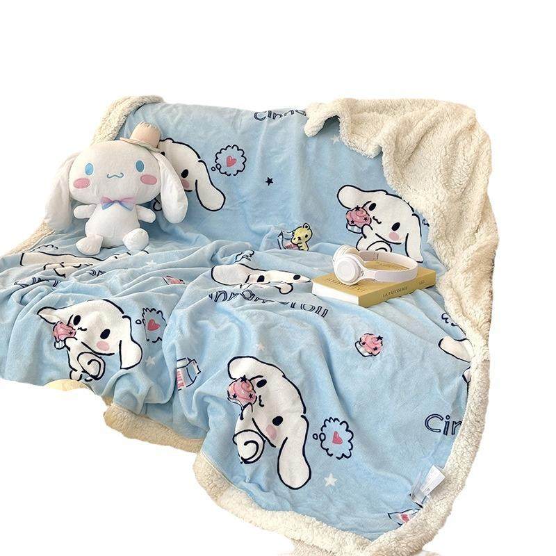 HelloKitty羊羔绒毛毯三丽鸥卡通儿童牛奶绒多功能毯午睡盖毯,床上用品,休闲毯/毛毯/绒毯,淘宝优惠券,粉丝福利购,淘宝优惠卷