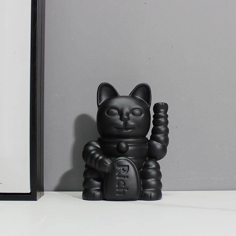 现代简约创意招财猫LuckyCat时尚潮流玩具手办家居装饰品摆件礼物