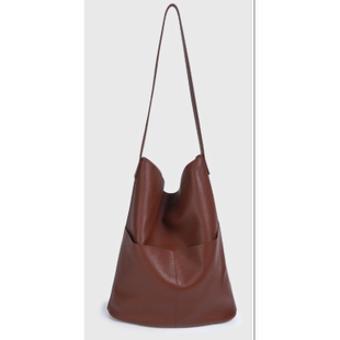 F极简TOTE托特包 Oak 法国进口小牛皮德国进口Ser 黑标 RUJING