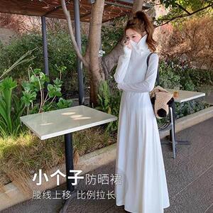 2026夏季防晒衣女冰丝外套轻薄透气防紫外线户外超长款防晒服长裙