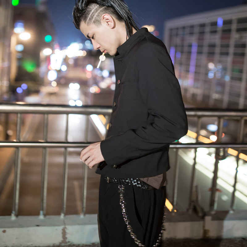热血高校铃兰同款中山装套装西服