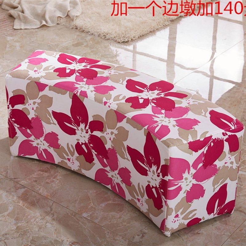 实木床墩子小皮墩搁脚墩墩布艺圆床卧室凳子木墩圆木圆凳移动矮凳