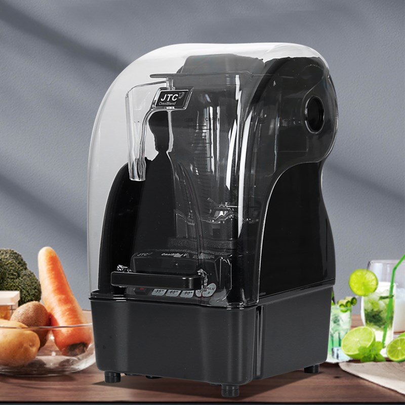 JTC767沙冰机TM-800AQ冰沙机带隔音罩超低音定时搅拌机奶茶商用