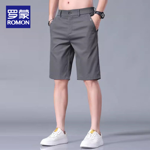 罗蒙五分休闲短裤男士夏季薄款