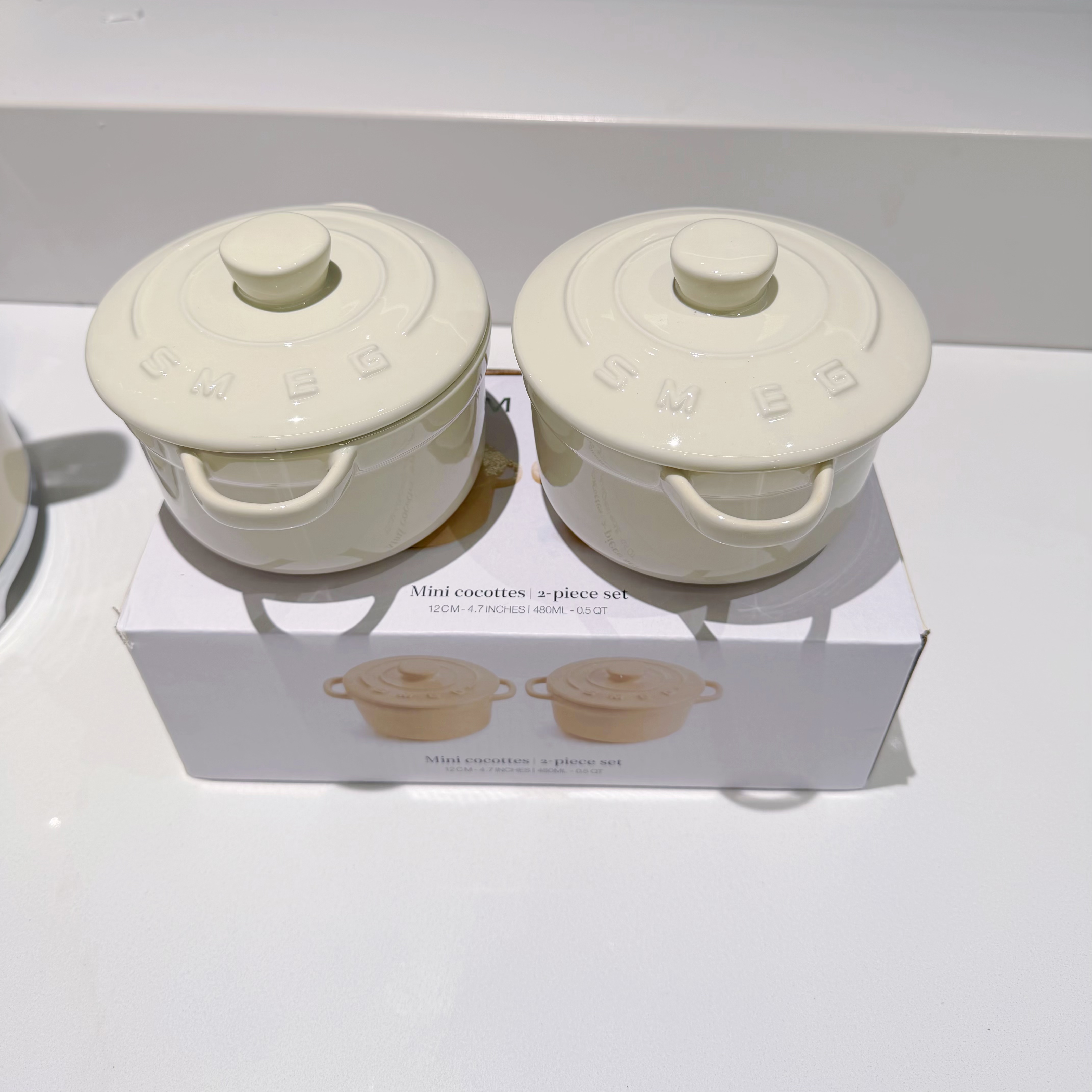 SMEG 12 sm süd qazanı, krem rəngli, induksiya üçün