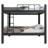 上下铺铁床学生宿舍床双层铁艺床员工寝室架子床公寓成人高低床