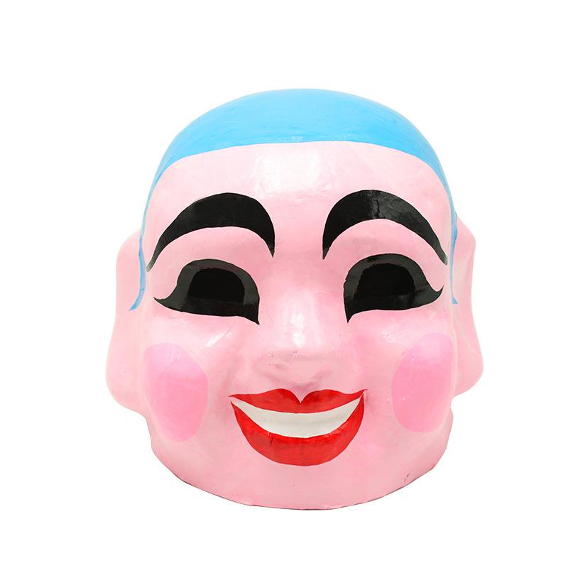 大头佛面具佛公佛娃醒狮南狮醒狮道具表演舞龙舞狮子