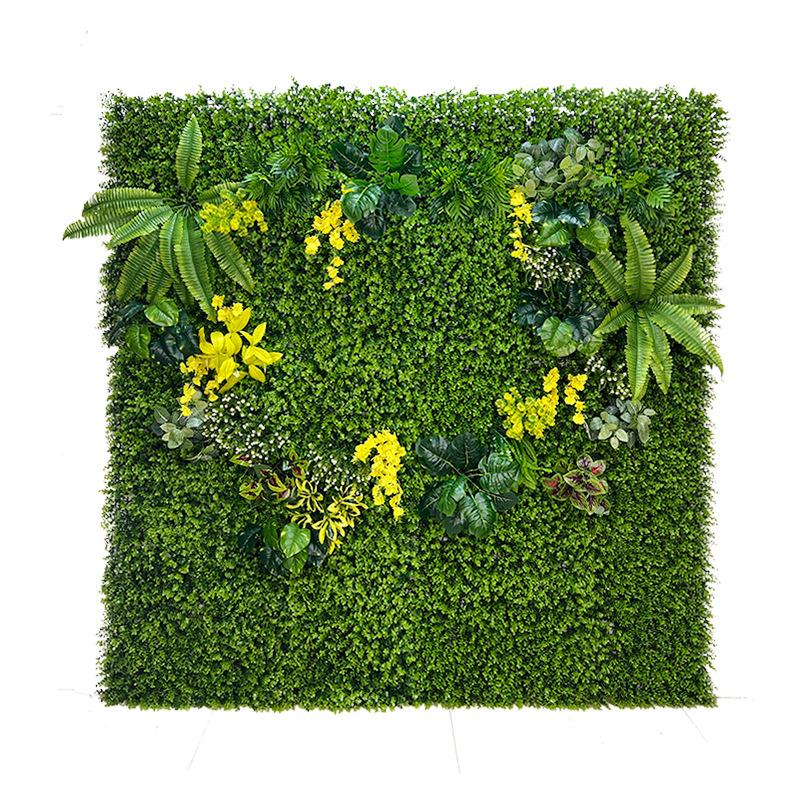 绿植墙仿真植物墙阳台塑料室内装饰背景户外绿化人造墙仿生假草坪