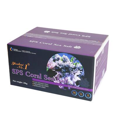 海水盐SPSLPS鱼盐经济型专用盐20KG箱装内3包6.7KG