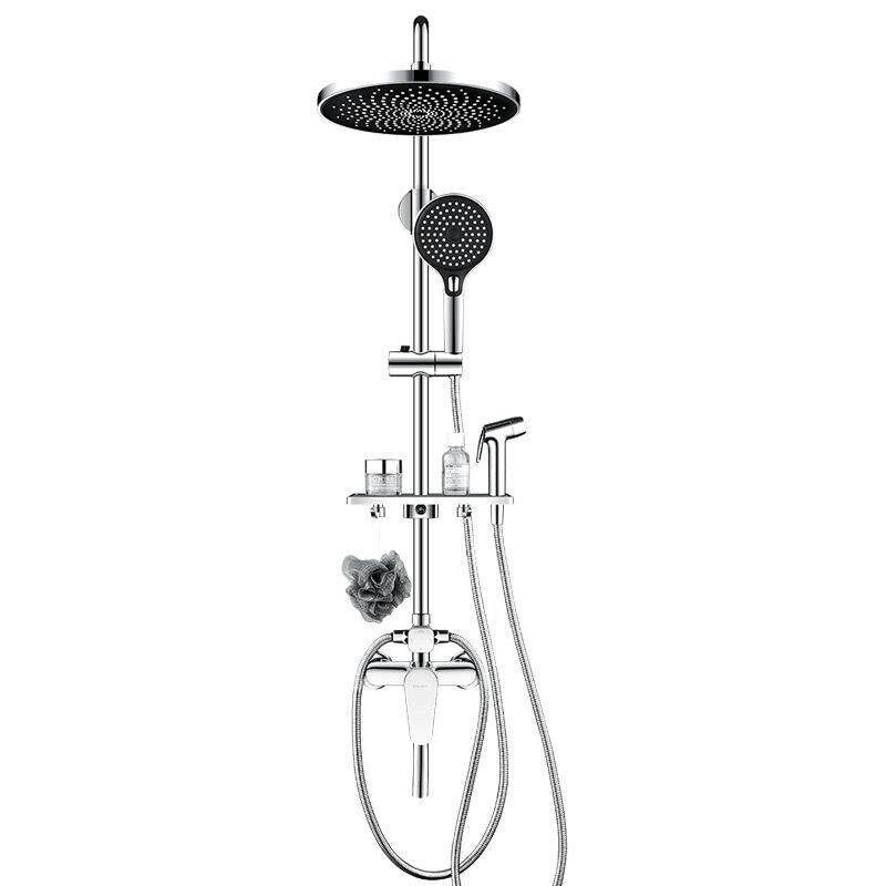 全铜淋浴花洒雨淋花洒整套家用民宿浴室空气增压防腐防锈花洒套装