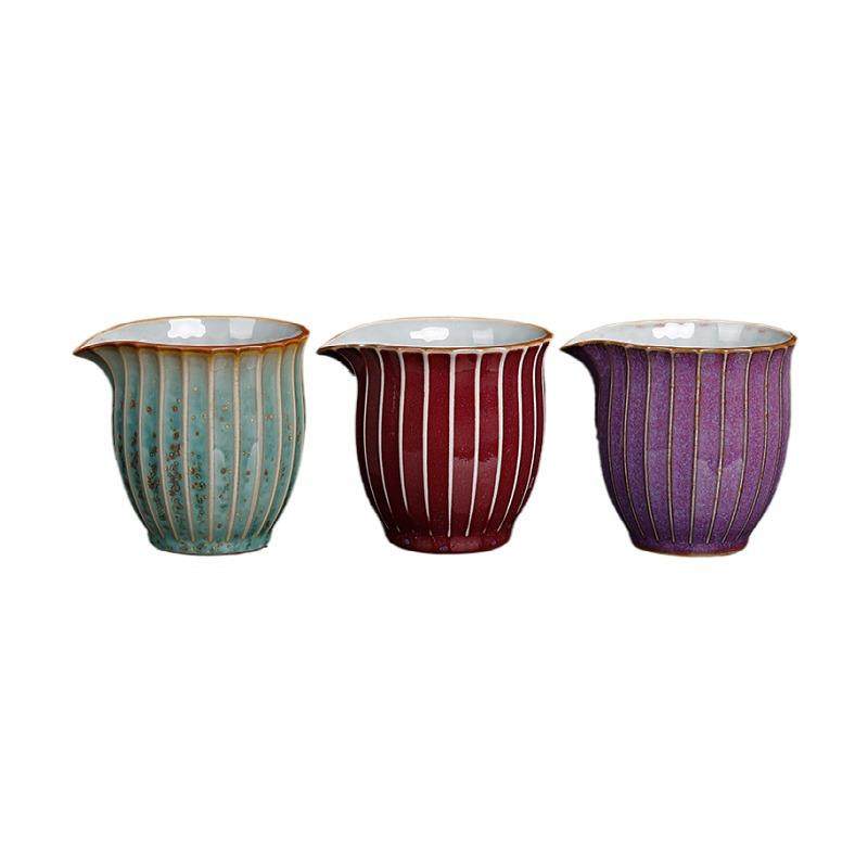 实体禹州钧窑公道杯窑变原矿开片茶海钧瓷泡茶分茶杯功夫茶具