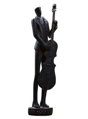 北欧风音乐人物雕塑装饰品小摆件现代简约家居电视酒柜摆设工艺品