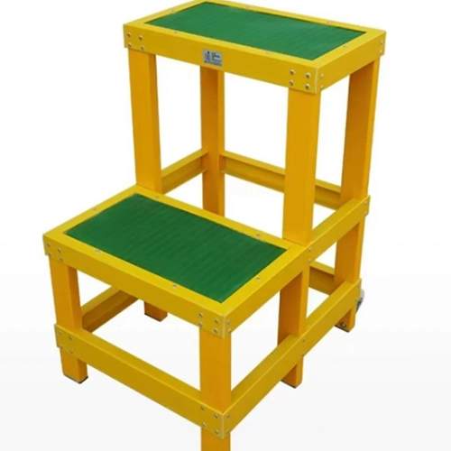 新款绝缘高低凳玻璃钢电工登高平台可移动式绝缘凳踏台厂家