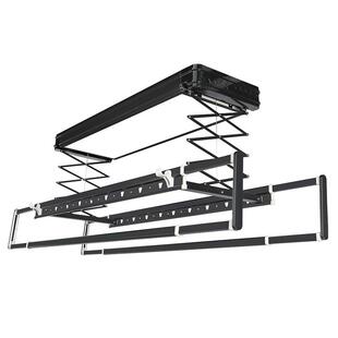 电动晾衣架隐藏嵌入式智能声控遥控多功能自动升降晾衣架阳台晾被