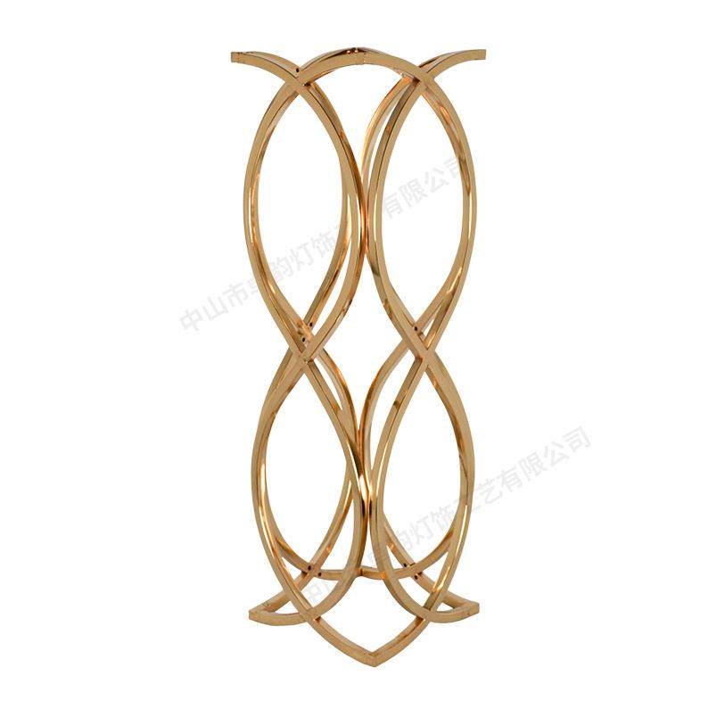 新款轻奢花架婚庆迎宾场景布置花架路引金色镂空桌花器装饰摆件,家居饰品,花瓶,淘宝优惠券,粉丝福利购,淘宝优惠卷