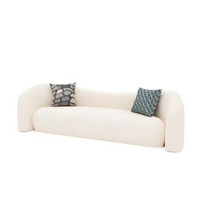 北欧布艺沙发双人家用客厅小户型沙发椅办公室服装店休息区小沙发