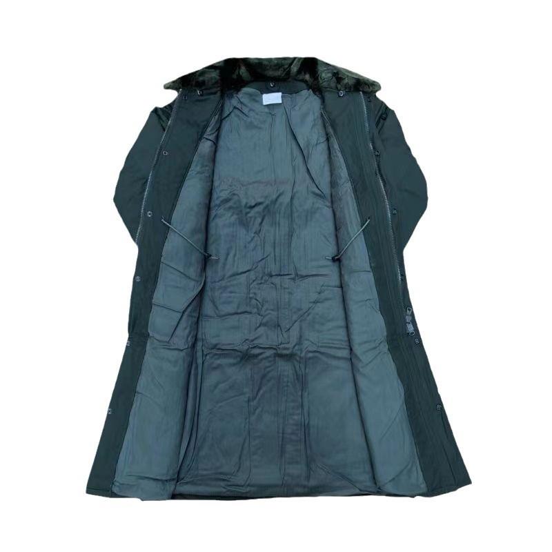 冬季户外军绿色常服大衣加厚冬季寒区棉大衣长款棉服保温防寒大衣