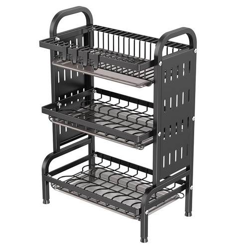 厨房置物架洞洞板碗架沥水架碗碟收纳架子刀架筷子筒放砧板储物架