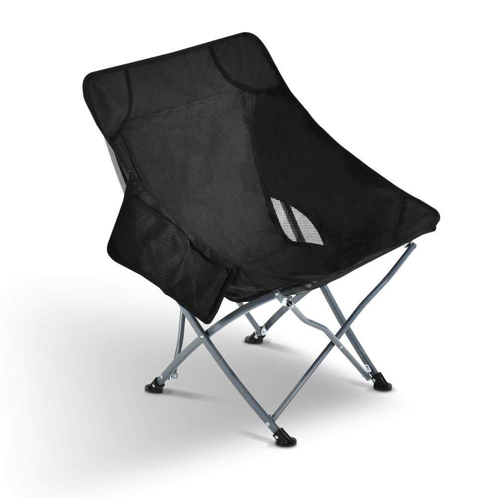 户外折叠月亮椅野餐露营休闲凳子便携式画画野外沙滩钓鱼椅躺椅