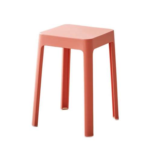 塑料凳子加厚方凳家用可叠放餐桌板凳现代创意胶凳子北欧吃饭椅子