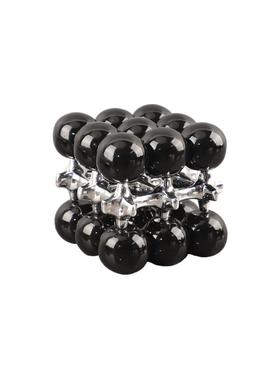 现代简约几何立方体珠点圆球艺术摆件客厅卧室玄关酒店家居装饰品