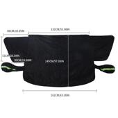 汽车遮雪挡雪挡新能源车用冬季 遮阳挡加厚加长前挡玻璃防雪罩防冻