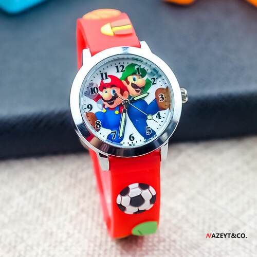 Super Mario New Children's Silicone Watch Mario Brothers