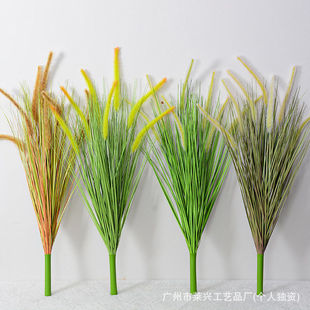 狗尾草干花芦苇稻谷小麦穗把束拍摄道具家居装饰插花摆件摄影道具