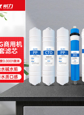 希力200G商用直饮水机全套滤芯家用净水滤芯RO反渗透膜PP棉活性炭