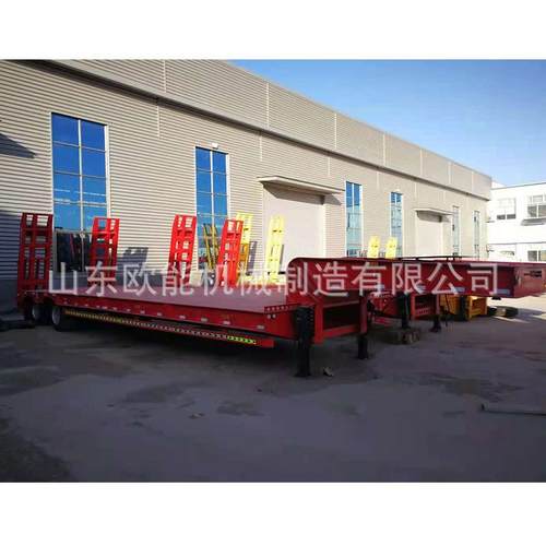 牵引平板拖车 山东叉车牵引挂车 T10T运输平板挂车工具车11