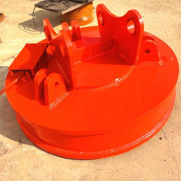 厂家生产 1米2装运废铁电磁吸盘 挖掘机自发电带电磁吸盘