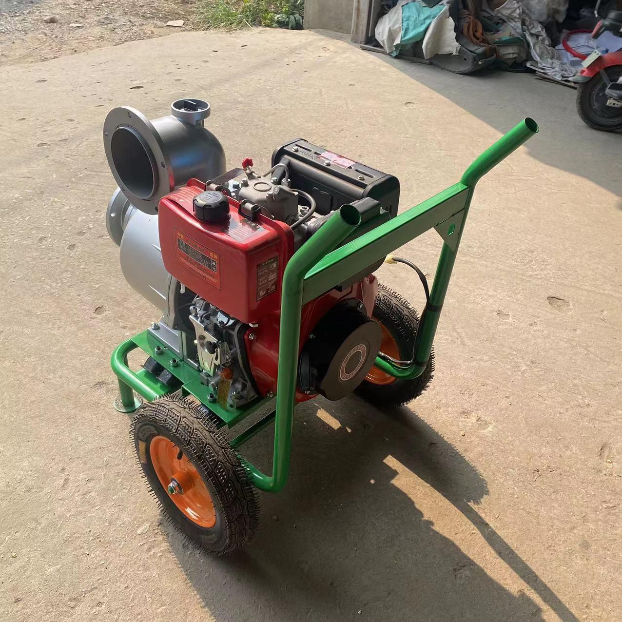 手抬机动消防泵 机动消防泵11马力汽油抽水泵 灌溉抽水机