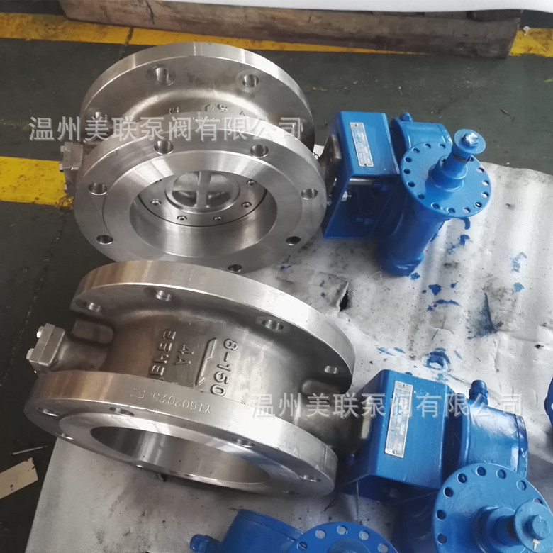 对夹美标DN400高温DN300涡轮铝青铜DN500DN200不锈钢青铜蝶阀
