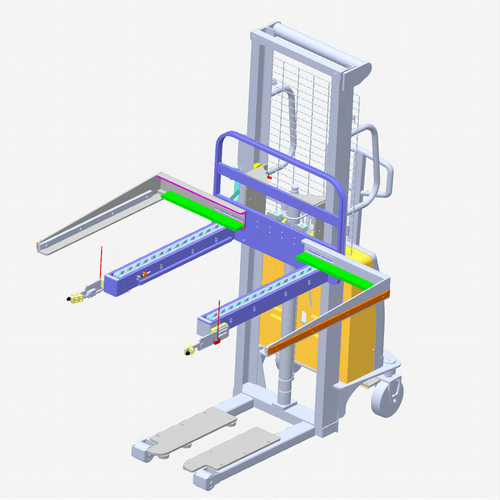 加工非标设计加工更换磨具叉车 半自动升高更换模具车